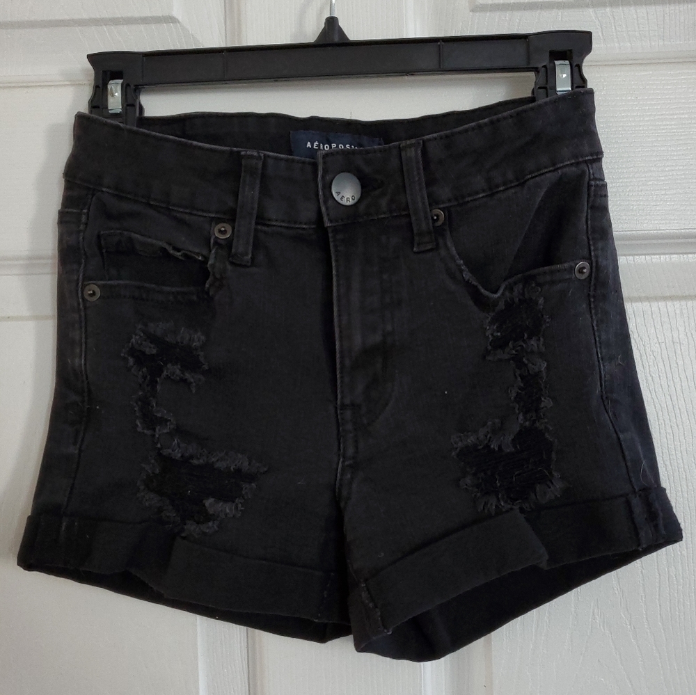 High rise shorts